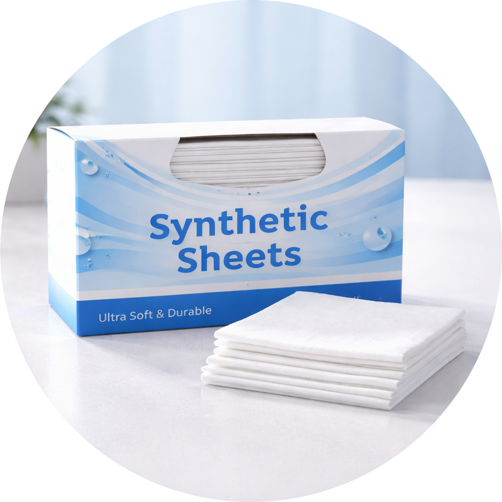 Synthetic sheet for use with Skloop